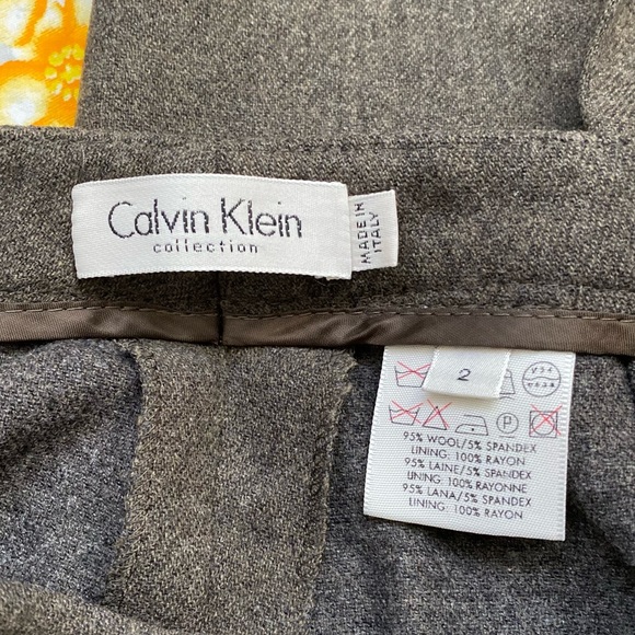 Calvin Klein Size 2 Wool Pants - Picture 5 of 7